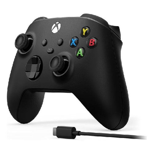 Microsoft-Xbox-Wireless-Controller---USB-C-Cable-Nero-Gamepad-Analogico-Digitale-PC-Xbox-One-Xbox-One-S-Xbox-One-X