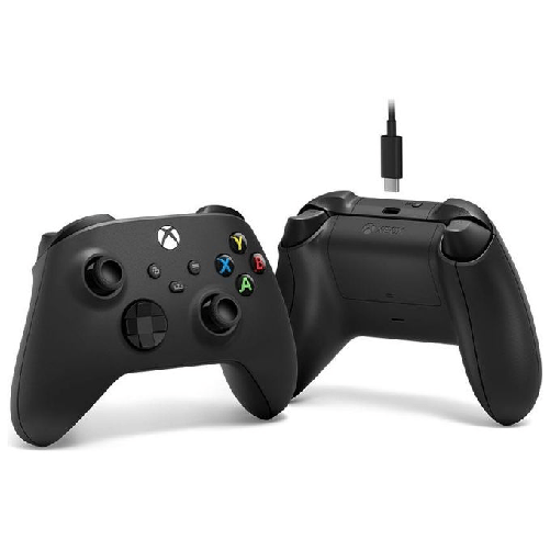 Microsoft-Xbox-Wireless-Controller---USB-C-Cable-Nero-Gamepad-Analogico-Digitale-PC-Xbox-One-Xbox-One-S-Xbox-One-X