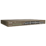 Tenda TEG5328P-24-410W Gestito L3 Gigabit Ethernet (10/100/1000) Supporto Power over Ethernet (PoE) 1U Grigio