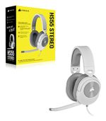 Corsair-HS55-STEREO-Auricolare-Cablato-A-Padiglione-Giocare-Bianco--CORSAIR-HS55-GAMING-HEADSET-WHITE-