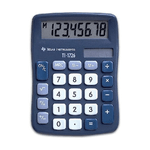 Texas-Instruments-TI-1726-calcolatrice-Tasca-Calcolatrice-di-base-Blu