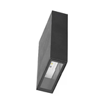 V-TAC Lampada LED da Muro Rettangolare 4W Colore Nero 3000K IP65