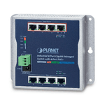 PLANET WGS-804HPT switch di rete Gestito Gigabit Ethernet 10/100/1000 Supporto Power over Ethernet PoE Nero (IP30 IPv6/I