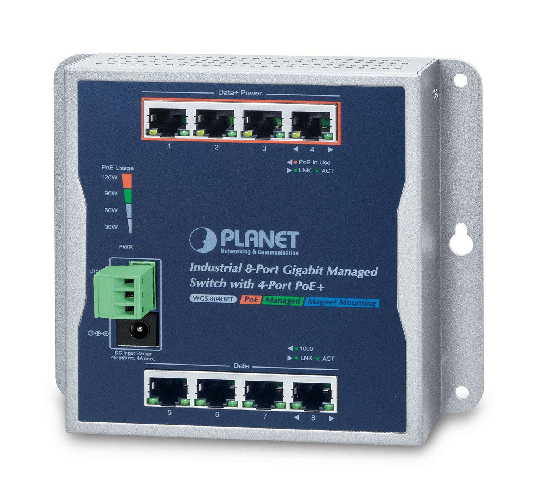 PLANET-WGS-804HPT-switch-di-rete-Gestito-Gigabit-Ethernet-10-100-1000-Supporto-Power-over-Ethernet-PoE-Nero--IP30-IPv6-I