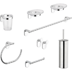 SET ACCESSORI BAGNO 8 PEZZI SERIE ZERO METAFORMCromo