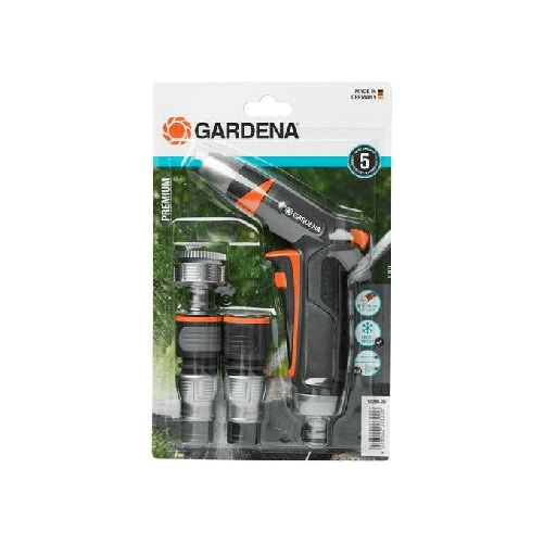 Gardena-18298-20-raccordo-e-adattatore-per-tubo-Connettore-per-pistola--irrigatore-Plastica-Grigio-Arancione-5-pz