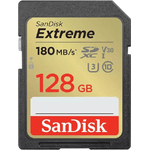 Sandisk EXTREME PLUS 128GB SDXC MEMORY - CARD 190MB/S 90MB/S UHS-I CL. 10