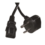 ROLINE 30.07.9133 cavo di alimentazione Nero 2 m Spina di alimentazione di tipo K Accoppiatore C13 (Power Cable Black 2