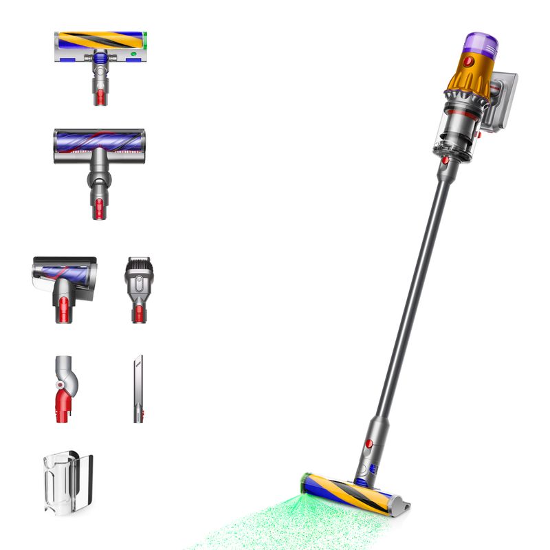 Dyson-V12-Detect-Slim-Absolute-aspirapolvere-senza-filo-Nichel-Giallo-Senza-sacchetto