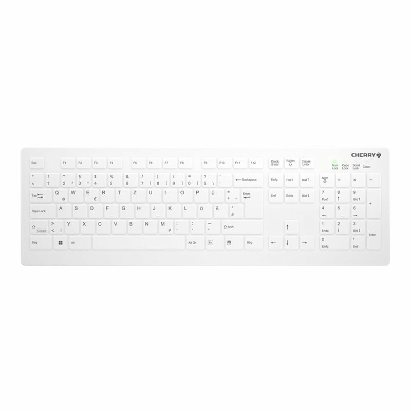 CHERRY-AK-C8112-tastiera-RF-Wireless-QWERTZ-Tedesco-Bianco