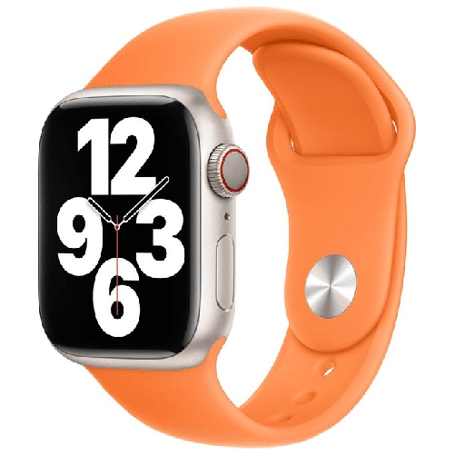 Apple-MR2N3ZM-A-accessorio-indossabile-intelligente-Band-Arancione-Fluoroelastomero