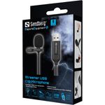 Sandberg-Streamer-USB-Clip-Microphone--Streamer-USB-Clip-Microphone---Warranty-60M-