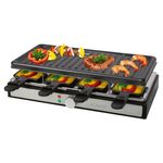 Bomann-RG-6039-CB-griglia-per-raclette-8-persona-e--1400-W-Nero-Acciaio-inossidabile