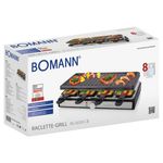 Bomann-RG-6039-CB-griglia-per-raclette-8-persona-e--1400-W-Nero-Acciaio-inossidabile