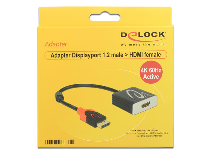 Delock-Adattatore-DisplayPort-1.2-a-presa-HDMI-2.0