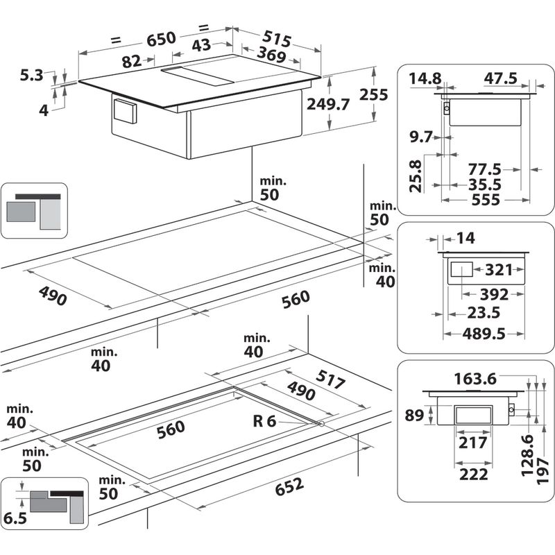 Whirlpool-WVH-1065B-Nero-Da-incasso-65-cm-Piano-cottura-a-induzione-4-Fornello-i-