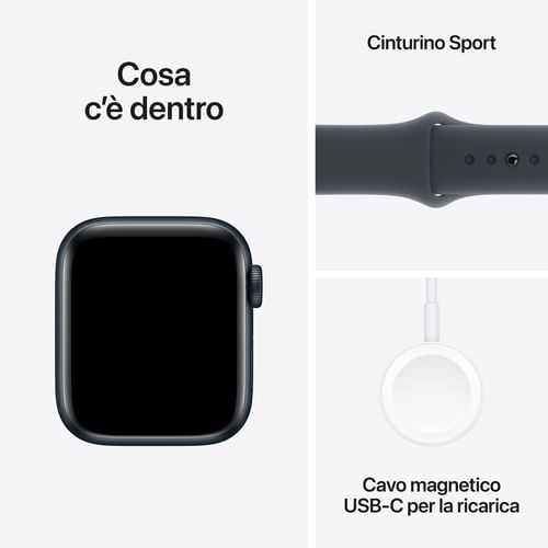 Apple-Watch-SE-GPS---Cellular-40mm-Cassa-Alluminio-Mezzanotte-con-Mezzanotte-Sport-Band---M-L