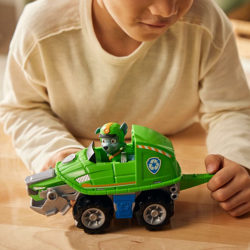 PAW-Patrol-Jungle-Pups-Turtle-Vehicle-di-Rocky-veicolo-giocattolo-con-action-figure-da-collezione-giocattoli-per-bambini-e-bambine-dai-3-anni-in-su