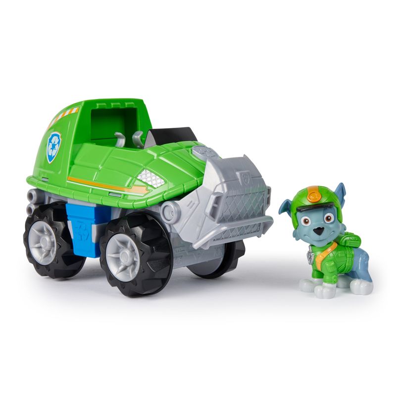 PAW-Patrol-Jungle-Pups-Turtle-Vehicle-di-Rocky-veicolo-giocattolo-con-action-figure-da-collezione-giocattoli-per-bambini-e-bambine-dai-3-anni-in-su