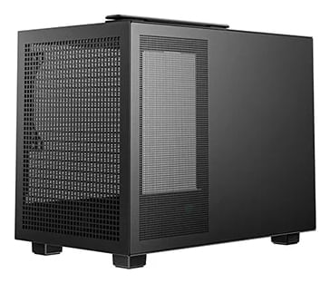 DeepCool-CH160-Small-Form-Factor-SFF-Nero--DeepCool-CH160-Ultra-Portable-Gaming-Case-Black-Micro-Tower-with-Tempered-Gla