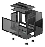 DeepCool-CH160-Small-Form-Factor-SFF-Nero--DeepCool-CH160-Ultra-Portable-Gaming-Case-Black-Micro-Tower-with-Tempered-Gla