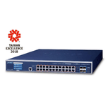 PLANET GS-5220-24UPL4XVR switch di rete Gestito L3 Gigabit Ethernet (10/100/1000) Supporto Power over Ethernet (PoE) 1