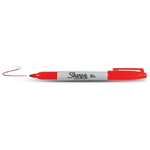 Sharpie Fine Point marcatore permanente Punta sottile Rosso