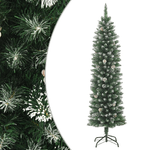 Albero di Natale Artificiale Sottile con Base 120 cm PVC