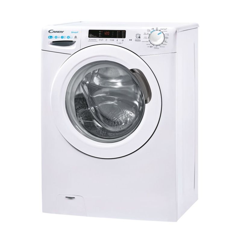 Candy-Smart-CSWS4852DW3-1-11-lavasciuga-Libera-installazione-Caricamento-frontale-Bianco-E