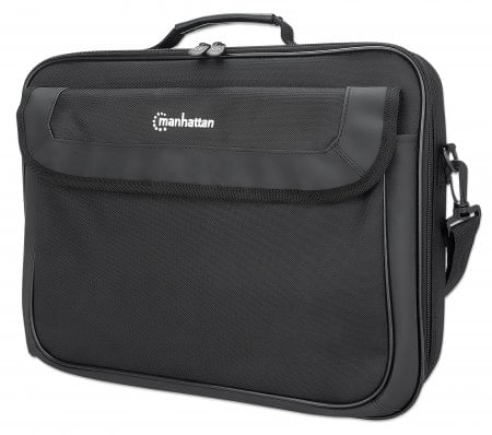 Manhattan-439947-borsa-per-laptop-396-cm-15.6-Borsa-da-corriere-Nero--Cambridge-Laptop-Bag-15.6-Clamshell-Design-Black-L