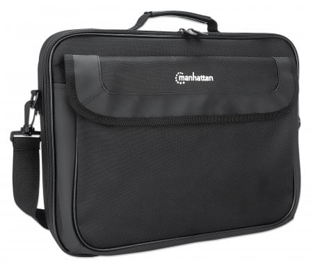 Manhattan-439947-borsa-per-laptop-396-cm-15.6-Borsa-da-corriere-Nero--Cambridge-Laptop-Bag-15.6-Clamshell-Design-Black-L