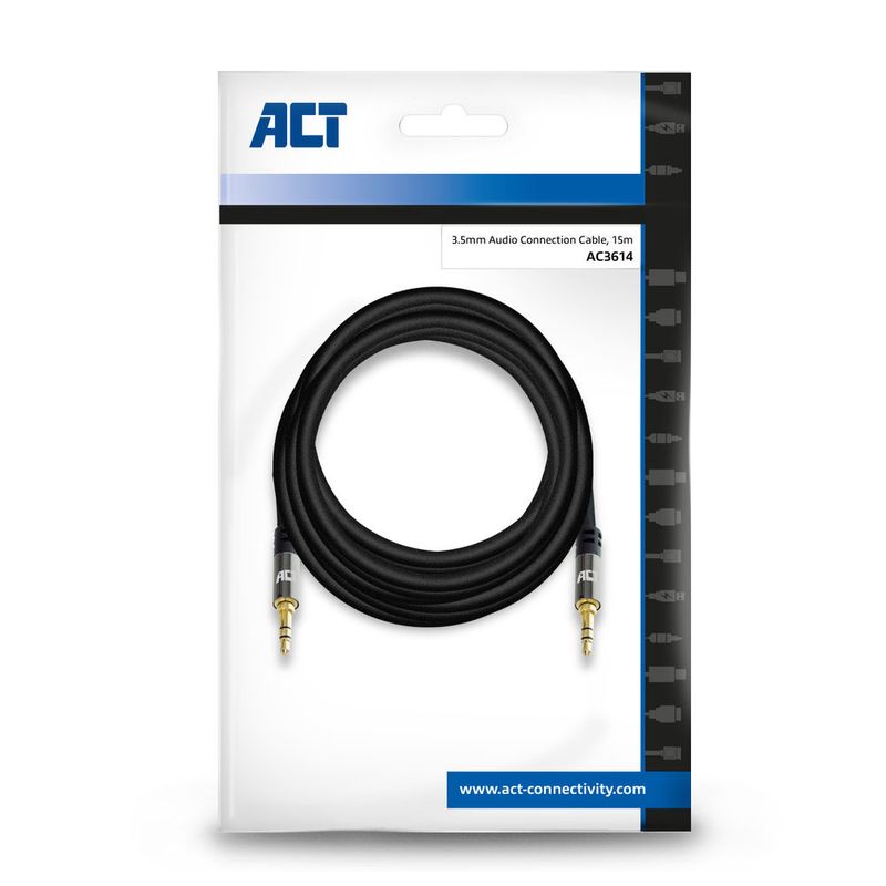 Cavo-audio-ACT-AC3614-15-m-35-mm-Nero