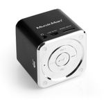 Technaxx Mini MusicMan Soundstation Schwarz - Portabler Mini-Lautsprecher / Soundstation mit eingebautem MP3-Player - Sc