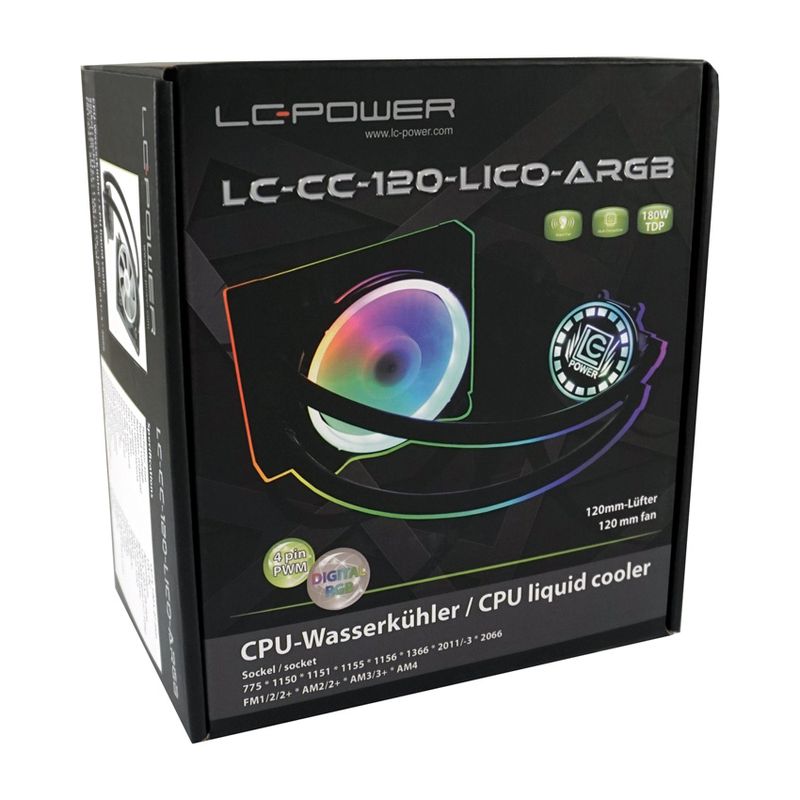 LC-Power-LC-CC-120-LICO-ARGB---Sistema-di-raffreddamento-a-liquido-del-processore----per-LGA775-LGA1156-AM2-AM2-LGA1366-