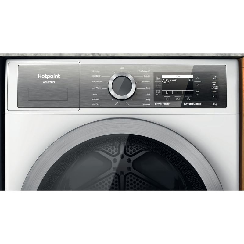 Hotpoint-Gentle-Power-H8-D94WB-IT-asciugatrice-Libera-installazione-Caricamento-frontale-9-kg-A----Bianco