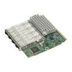 Supermicro AOC-MTG-I4S Integrato Cablato Fibra 100000 Mbit Verde Argento