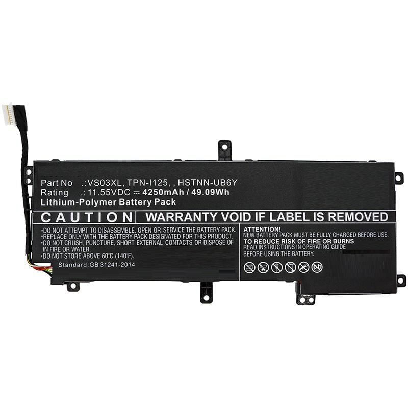 CoreParts-MBXHP-BA0228-ricambio-per-laptop-Batteria--Laptop-Battery-for-HP-49.09Wh---Li-Pol-11.55V-4250mAh-Black---49.09