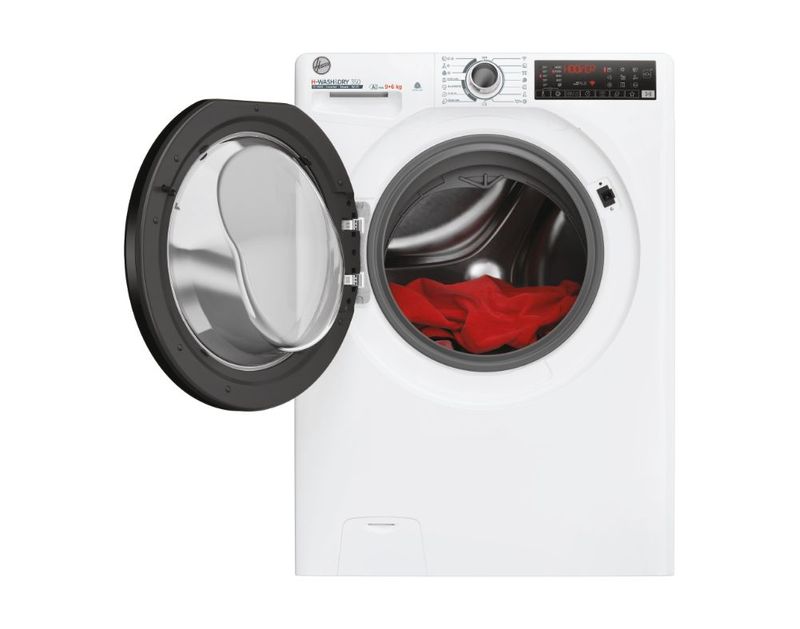 Hoover-H-WASHDRY-350-H3DPS4966TAMB6-S-lavasciuga-Libera-installazione-Caricamento-frontale-Bianco-D