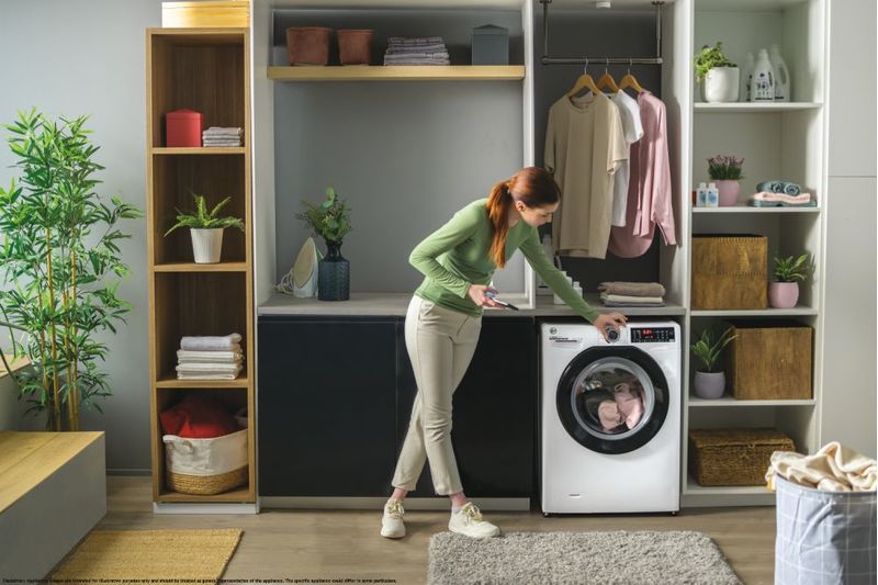 Hoover-H-WASHDRY-350-H3DPS4966TAMB6-S-lavasciuga-Libera-installazione-Caricamento-frontale-Bianco-D