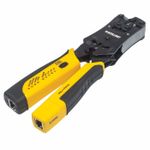 Intellinet 780124 pinza crimpatrice Nero Giallo (Universal Modular Plug Crimpin - Tool and Cable Tester - Warranty 12M)