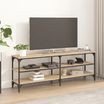 vidaXL Mobile Porta TV Rovere Sonoma 140x30x50 cm in Legno ingegnerizzato