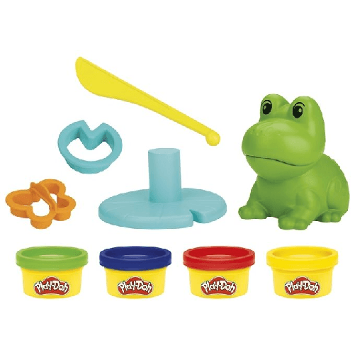 Hasbro-Play-Doh-La-Mia-Prima-Rana-a-Colori-4-vasetti-giocattoli-per-eta-prescolare