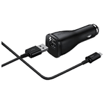 Samsung Caricabatteria da Auto, Micro-USB, USB-Port, Nero