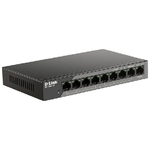 D-Link-DSS-100E-9P-switch-di-rete-Non-gestito-Fast-Ethernet--10-100--Supporto-Power-over-Ethernet--PoE--Nero