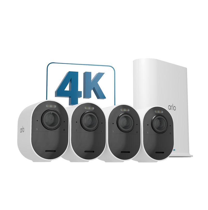 Arlo-Ultra-2-Security-System---Gateway--cameras---battery-powered-AC-powered---4-cameras