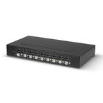 Lindy-39540-switch-per-keyboard-video-mouse-kvm-Montaggio-rack-Nero--8-Port-DisplayPort-1.2-USB---2.0---Audio-KVM-Switch