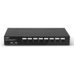 Lindy-39540-switch-per-keyboard-video-mouse-kvm-Montaggio-rack-Nero--8-Port-DisplayPort-1.2-USB---2.0---Audio-KVM-Switch