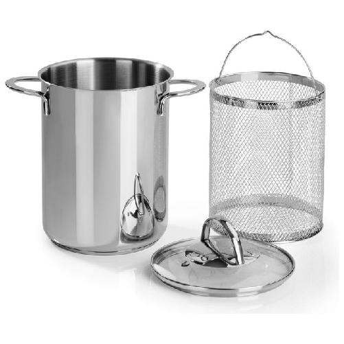 Barazzoni-487051016-pentola-per-cottura-a-vapore-42-L-Stainless-steel