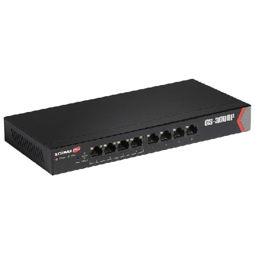 Edimax-GS-3008P-switch-di-rete-Gestito-Gigabit-Ethernet--10-100-1000--Supporto-Power-over-Ethernet--PoE--Nero