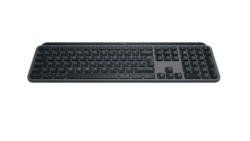 Logitech-MX-Keys-S-tastiera-Universale-RF-senza-fili--Bluetooth-AZERTY-Belga-Grafite